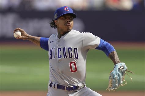 Cubs starter Marcus Stroman leaves London game with blister on finger